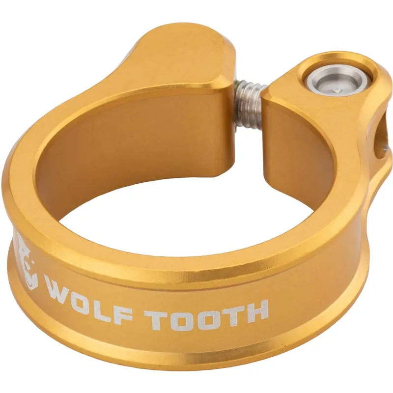 Wolf Tooth Seatpost Clamp in Gold 