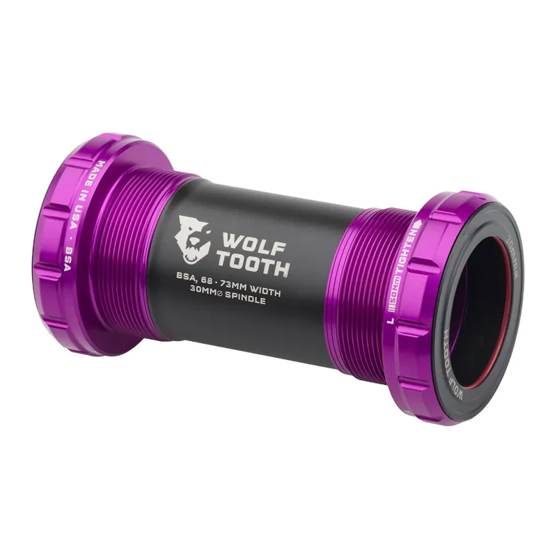 Wolf Tooth BSA Bottom Brackets : Ultraviolet Purple-1