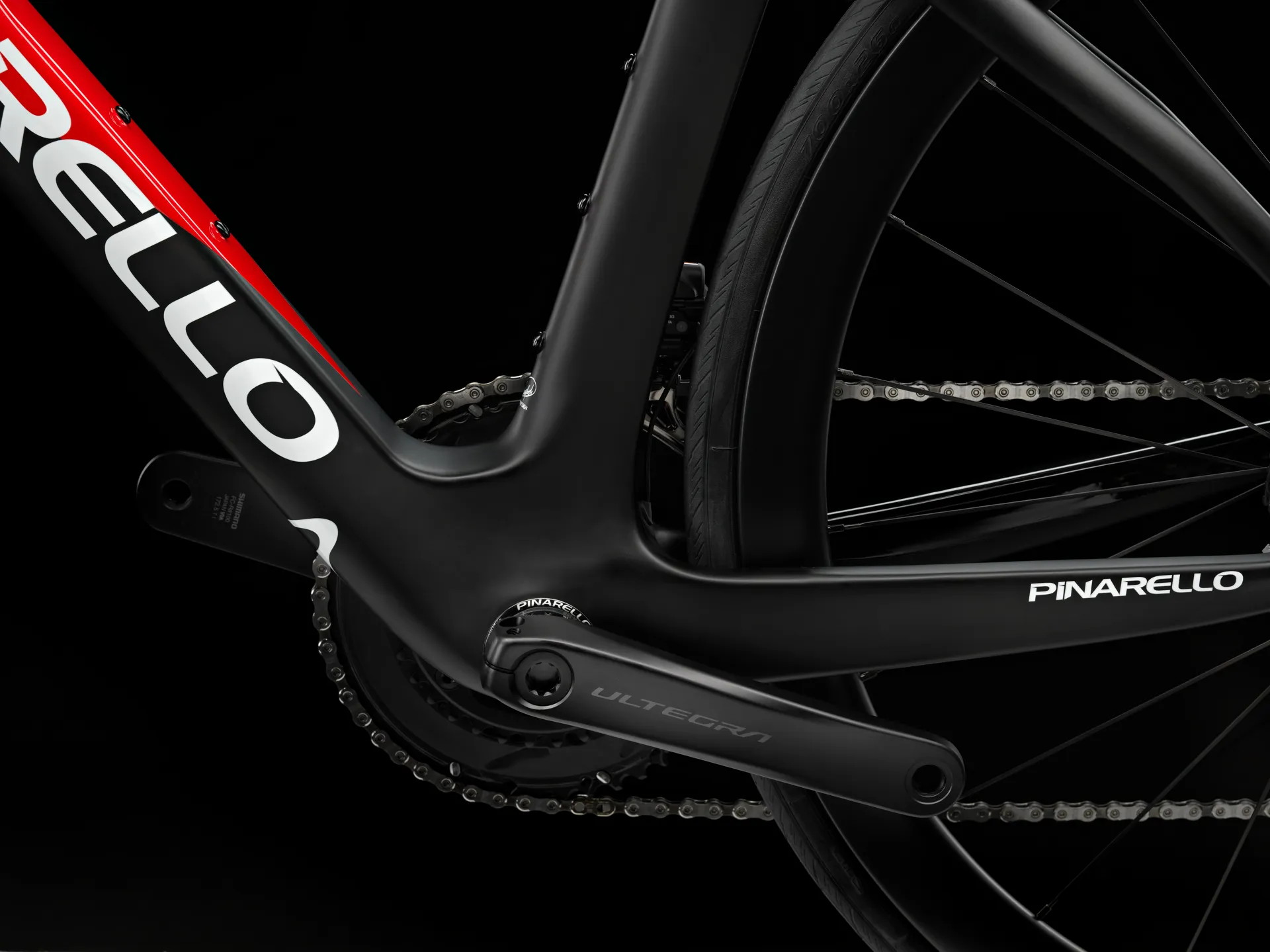 Pinarello F7 Road Bike with Ultegra Di2 ULTRAFAST C40 : RAZOR RED