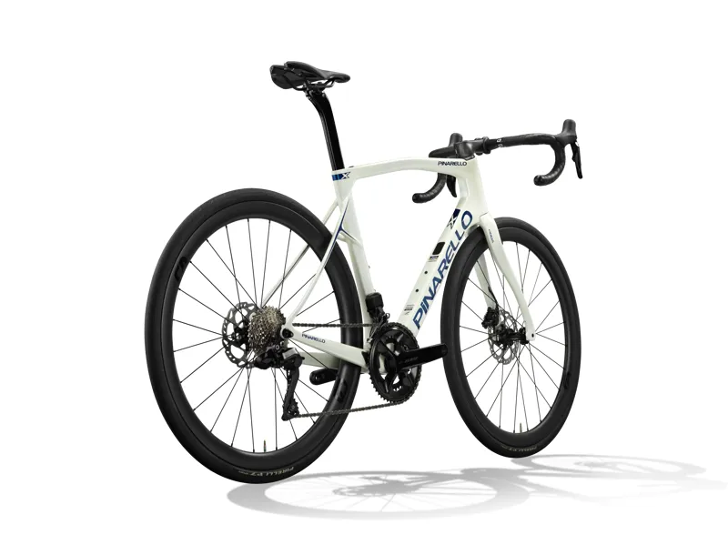 Pinarello X5 with Shimano 105 Di2 and MOST Carbon UF45 : CRYSTAL WHITE-1