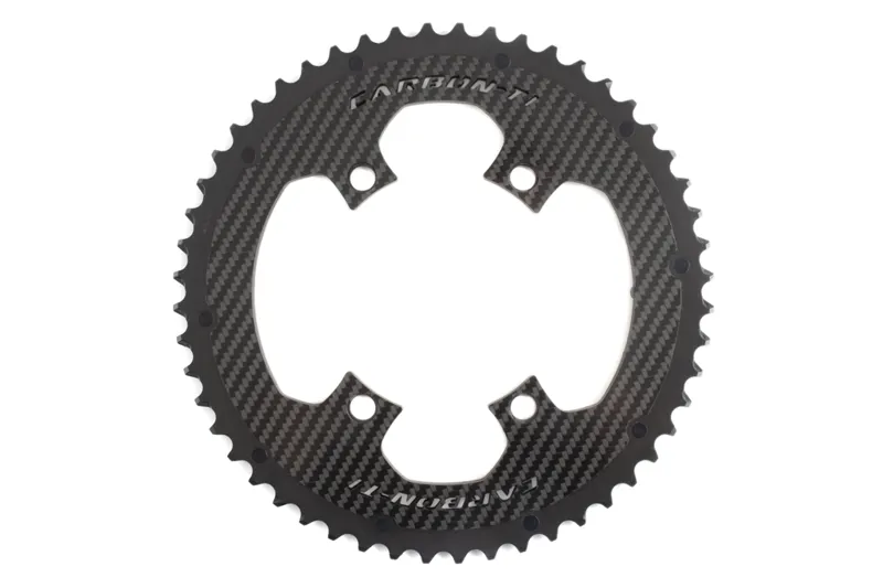 Carbon-Ti X-CarboRing EVO Chainring for ROTOR / SRM : 4 Bolt OUTER-1