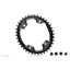 Absolute Black Cyclocross 1X Oval 110x4 Narrow-Wide Chainring : BLACK