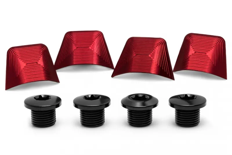 Absolute Black Dura Ace 9000 Chainring Bolts and Bolt Covers-1