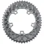 Absolute Black ROAD Oval SRAM Chainrings 110x5 HIDDEN BOLT in GREY