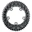 Absolute Black ROAD Oval SRAM Chainrings 110x5 HIDDEN BOLT in BLACK