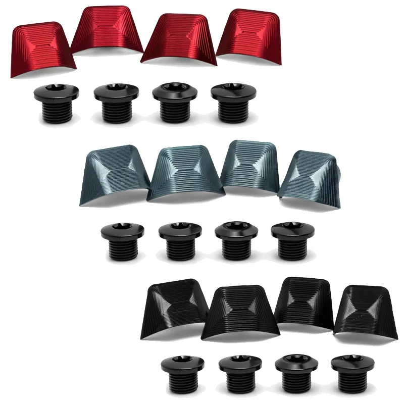 Absolute Black Dura Ace 9000 Chainring Bolts and Bolt Covers