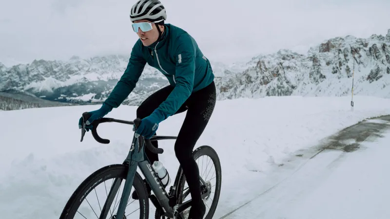 Q36.5 GRID SKIN Winter Bib Tights : Black-2