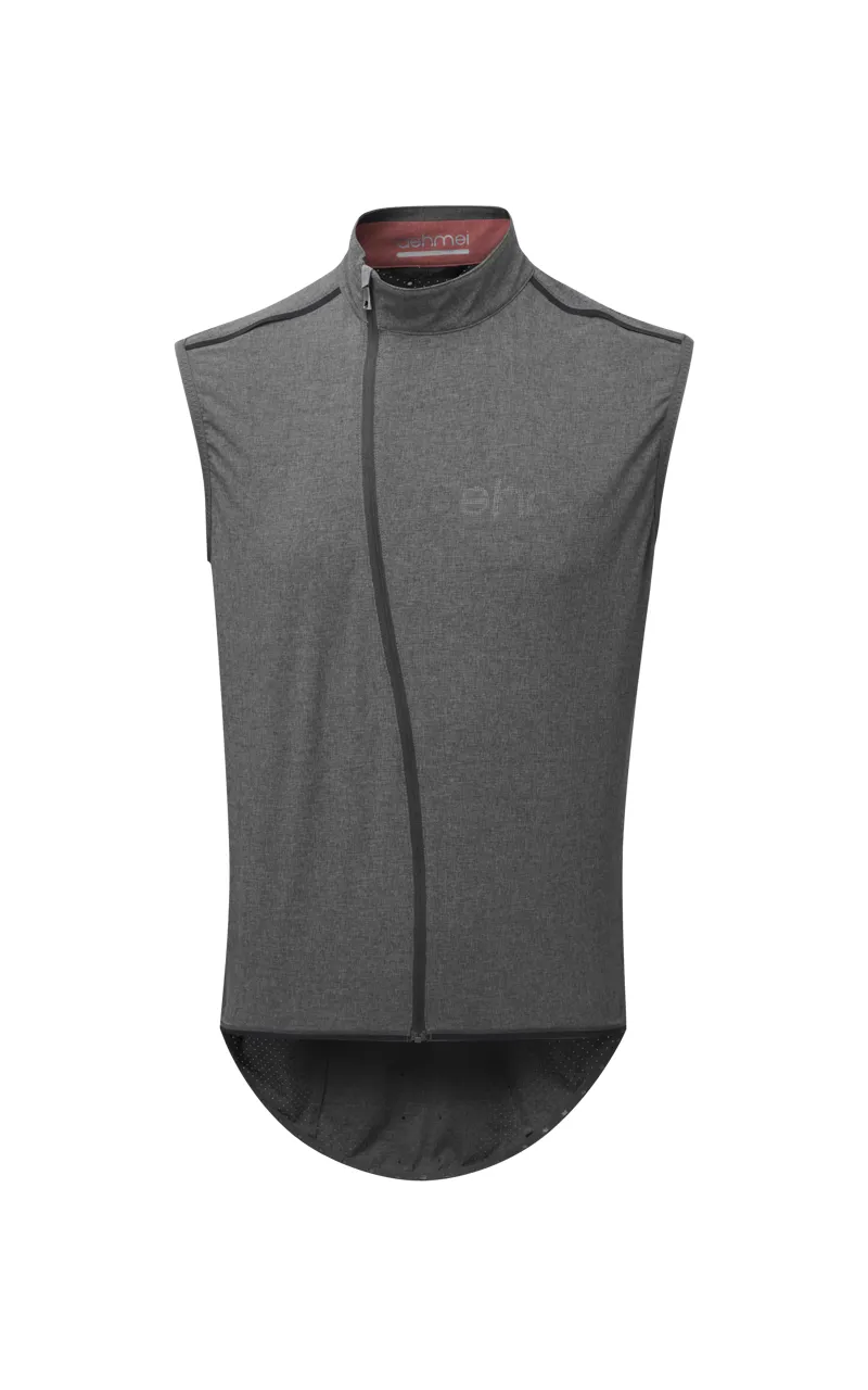 Ashmei Mens Lightweight Cycling Gilet : Charcoal Grey