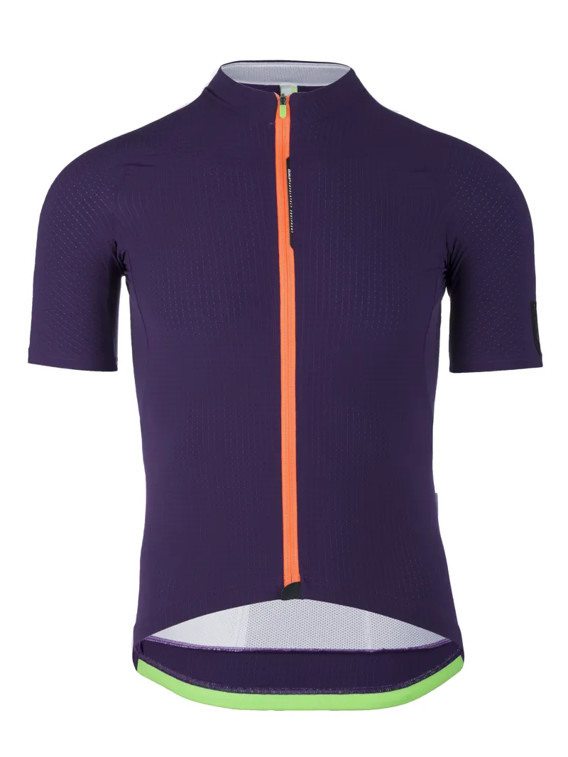 Q36.5 Jersey L1 Summer : Mens Short Sleeve Jersey : PURPLE Pinstripe