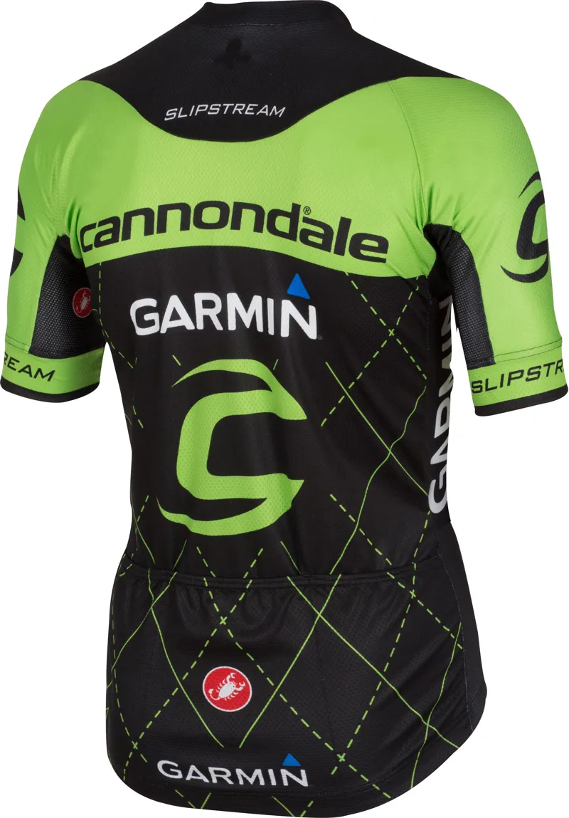 Castelli Cannondale Garmin Team 2.0 Jersey Black Green