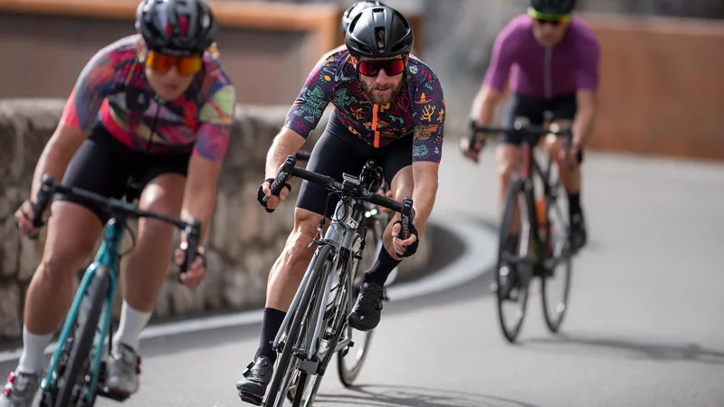 Q36.5 Short Sleeve Cycling Jersey G1 : FUEGO NAVY BLUE-2