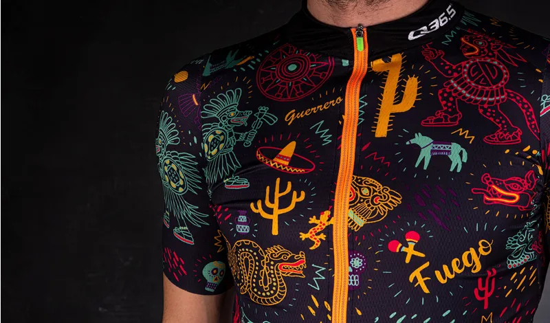 Q36.5 Short Sleeve Cycling Jersey G1 : FUEGO NAVY BLUE-4