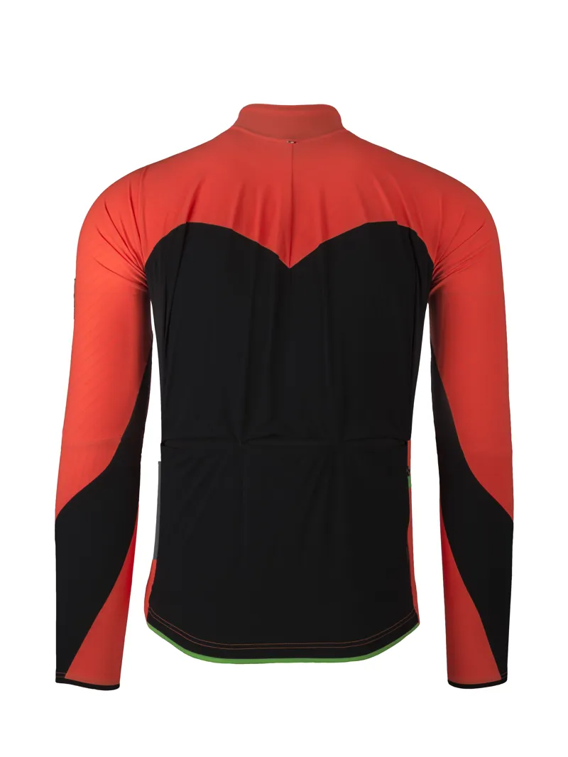 Q36.5 Hybrid Que Long Sleeve Jersey : Persimmon Orange-1