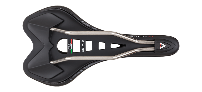 Astute SKYLINE 3.0 VT Pilarga Saddle : Titanium Rail : 145mm Wide-3