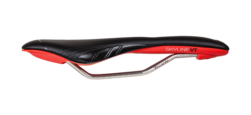 Astute SKYLINE 3.0 VT Pilarga Saddle : Titanium Rail : 145mm Wide-5