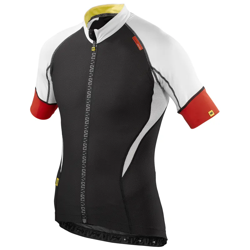 2013 Mavic HC Short Sleeve Jersey (Black/White/Red)