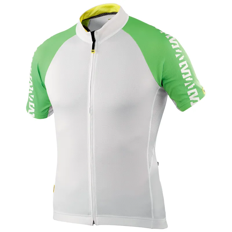 2013 Mavic Sprint Jersey (White / Green Folio)