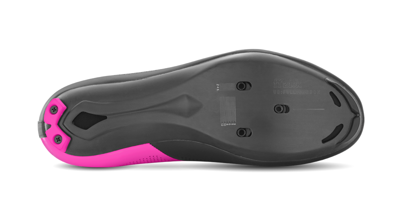 Fizik Aria R3 Road Cycling Shoes : Black / Pink / Fluo Yellow-2
