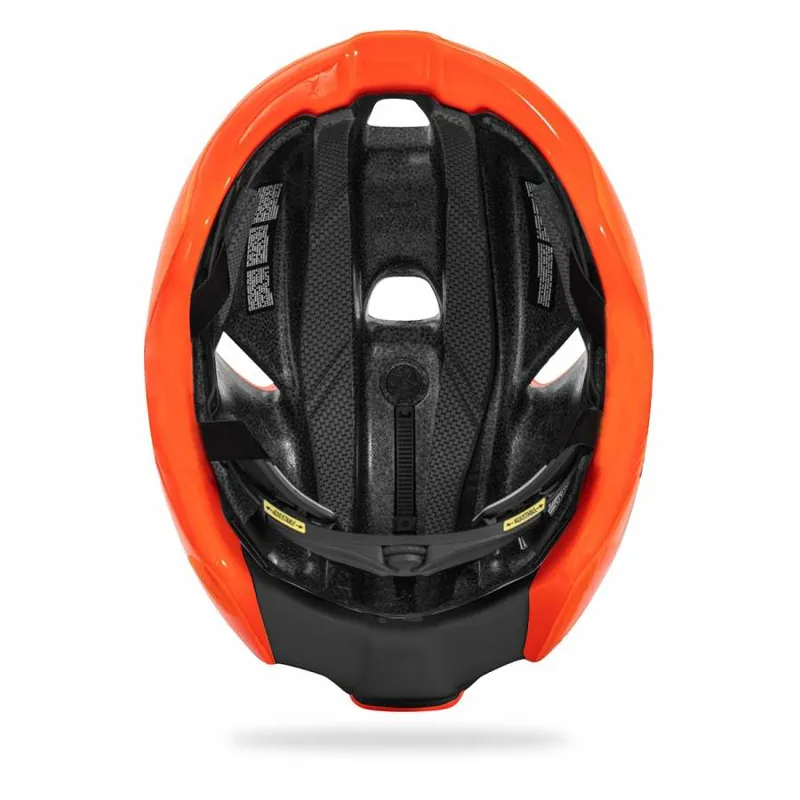 Kask UTOPIA Fastest Aero Road Cycling Helmet Orange Fluo Black