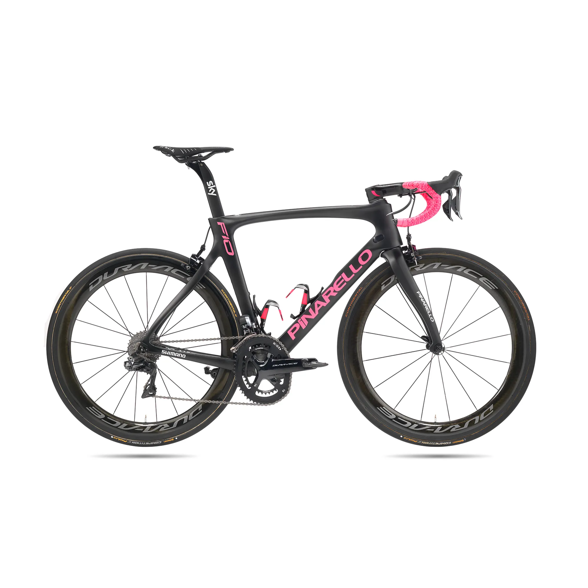 Black and pink road bike sale