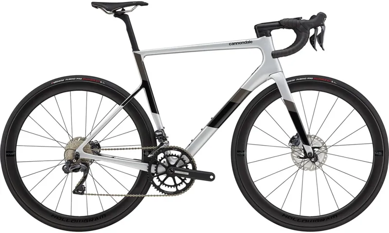 2021 Cannondale SuperSix EVO DISC Ultegra Di2 Road Bike in Silver