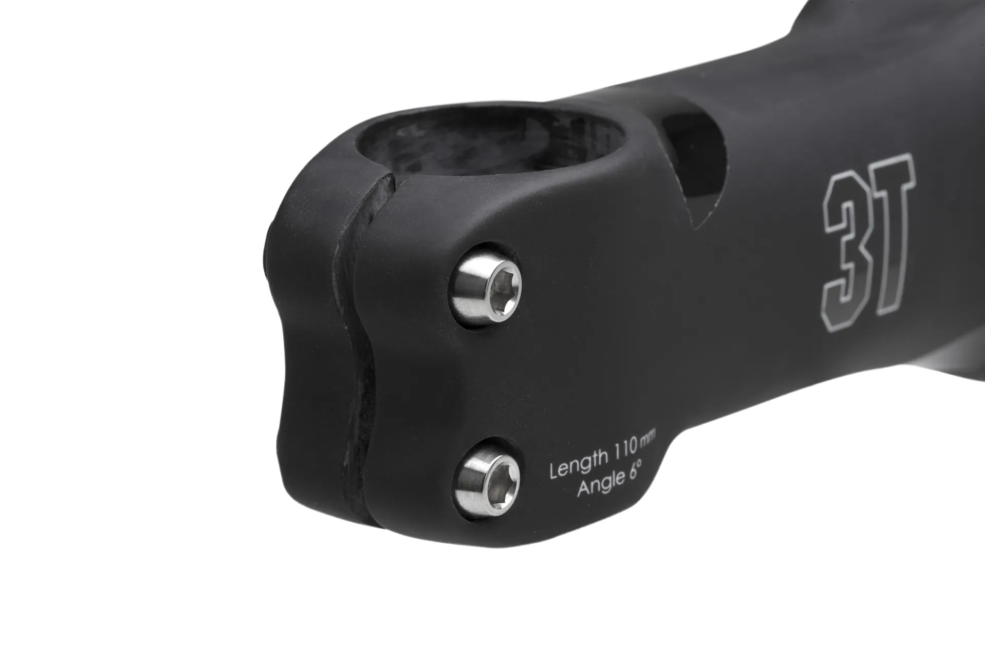 Potence De Vélo Route 3T ARX II Team Stealth, 31,8 Mm, 110 Mm, ±6°, Argent