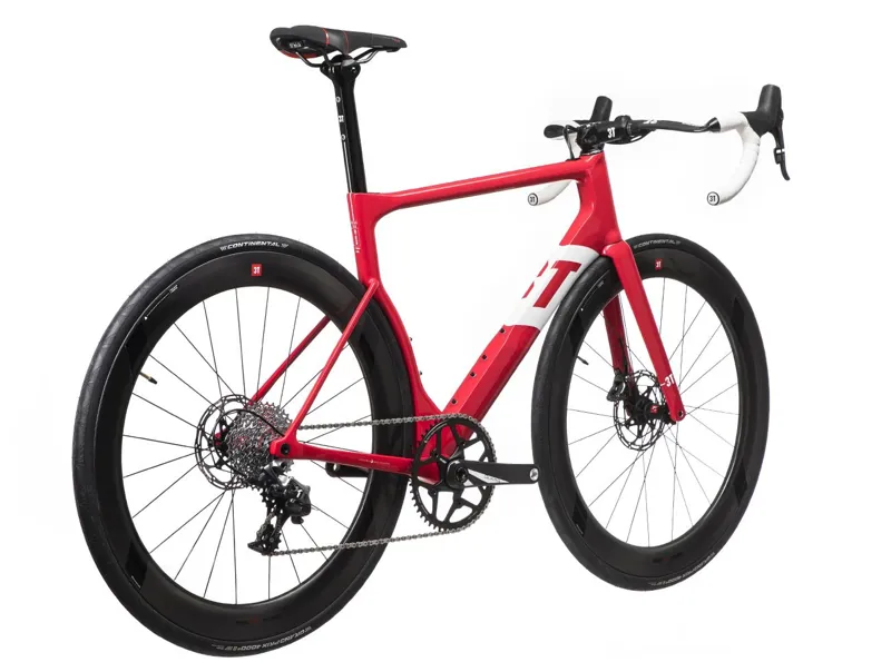3T Strada Team Aero Carbon Disc Brake Road Bike Force CX1 Red