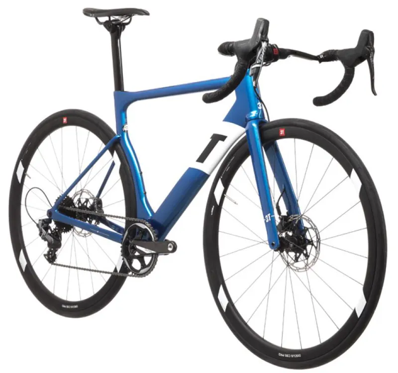 3T Strada PRO Force CX1 Aero Disc Bike Metallic Aqua Blu