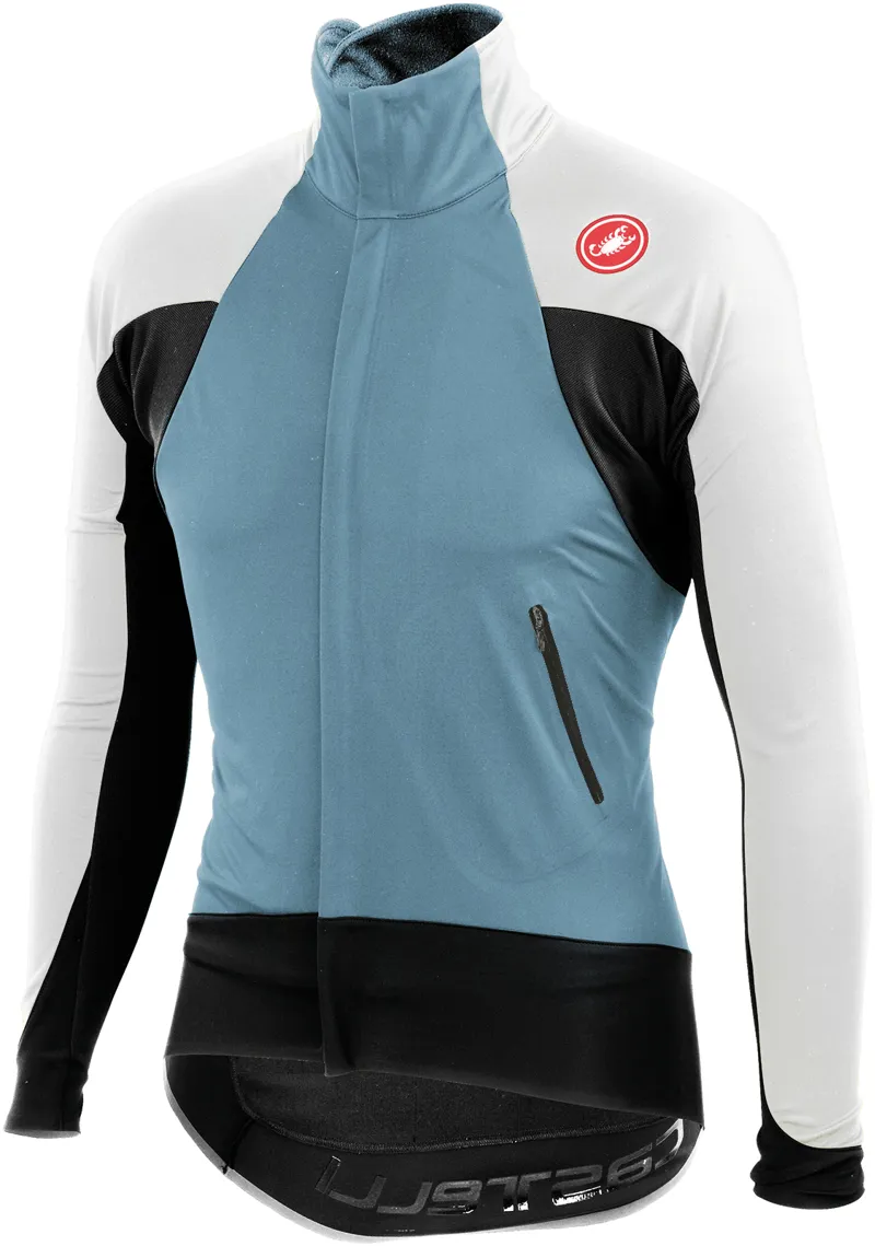 Castelli Alpha Wind Jersey FZ : Blue Stone