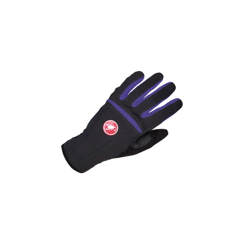 Castelli Cromo Womens Glove : Black / Violet