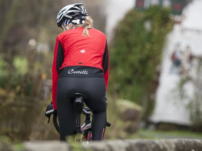 Castelli Perfetto W : Womens Long Sleeve Jacket : Red / Black-2