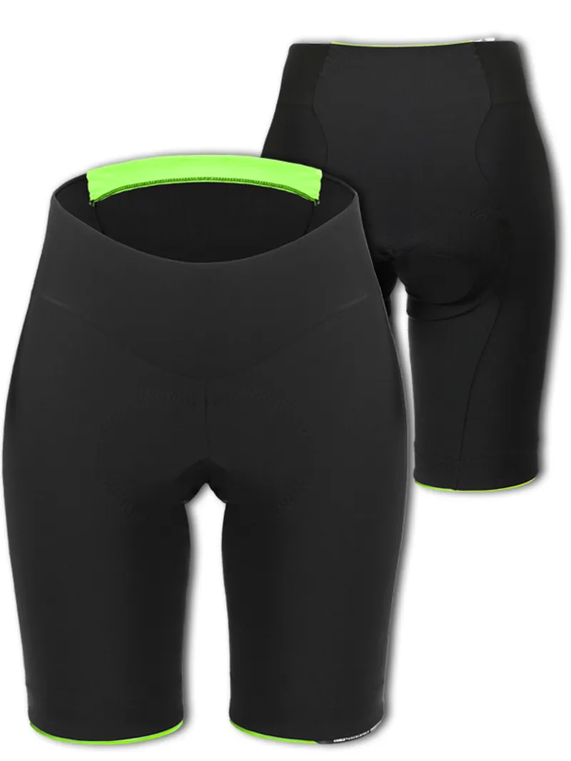 Q36.5 Half Short Lady L1 : Womens Lady L1 Short : Black-4