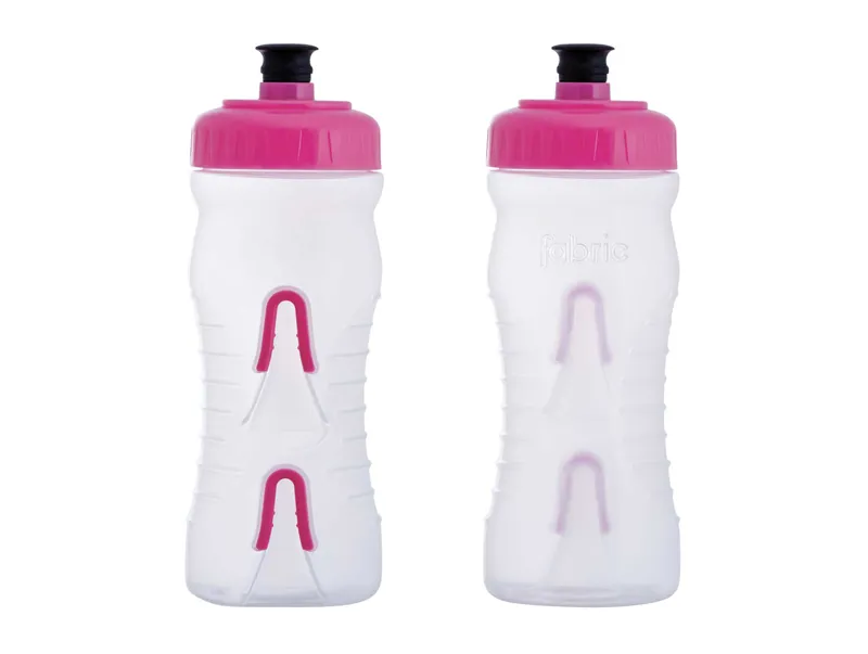 Fabric Cageless Water Bottle : 600ml : Clear / Purple