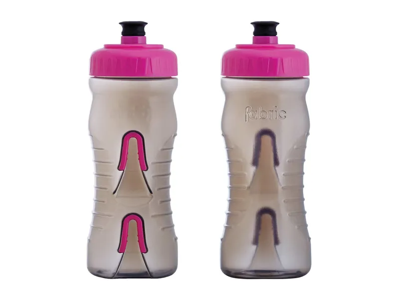 Fabric Cageless Water Bottle : 600ml : Black / Purple