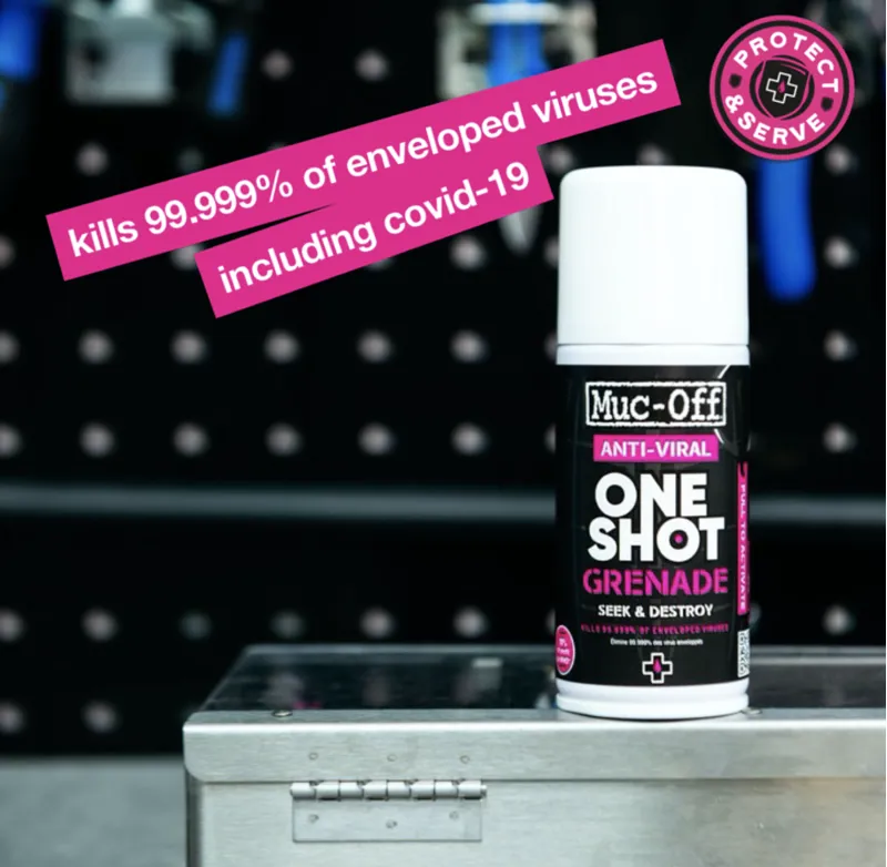 Muc-Off ONE-SHOT - ANTI VIRAL GRENADE Room Protection against COVID-19