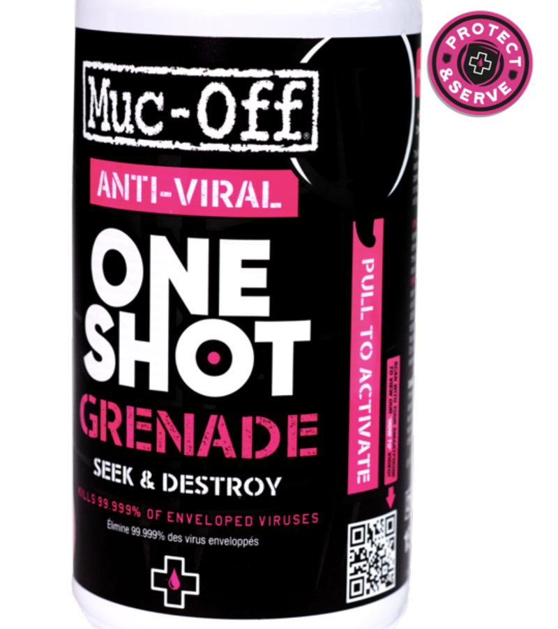 Muc-Off ONE-SHOT - ANTI VIRAL GRENADE Room Protection against COVID-19-1