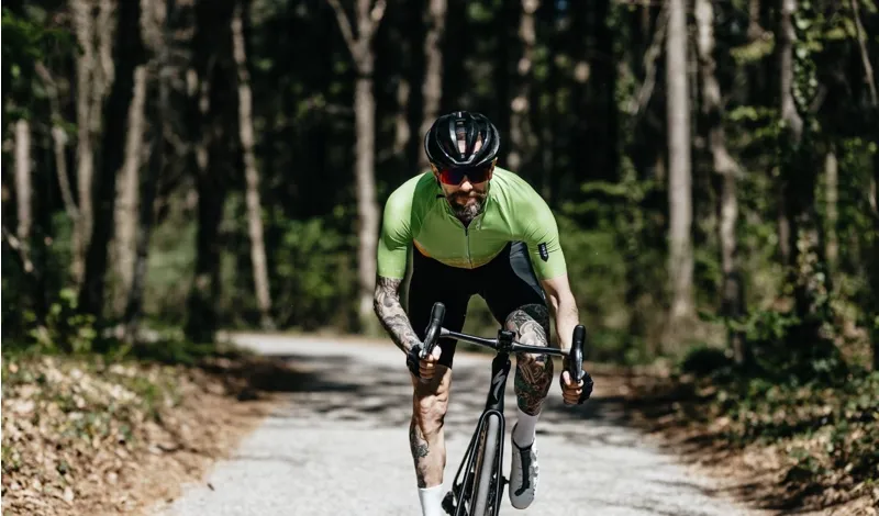 Q36.5 Short Sleeve Cycling Jersey R2 : Y PAPAYA-6