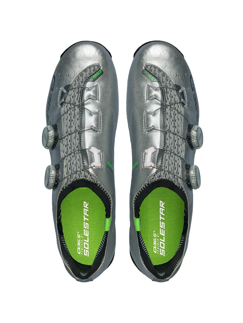Q36.5 UNIQUE ADVENTURE Shoes in SILVER : Unisex Off-Road Cycling Shoes-2