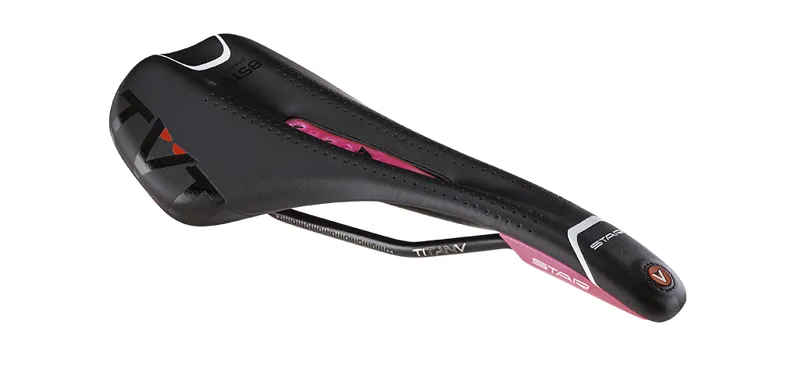 Astute STARLINE VT Saddle : Titanium Rail : 135mm Round Shape-9