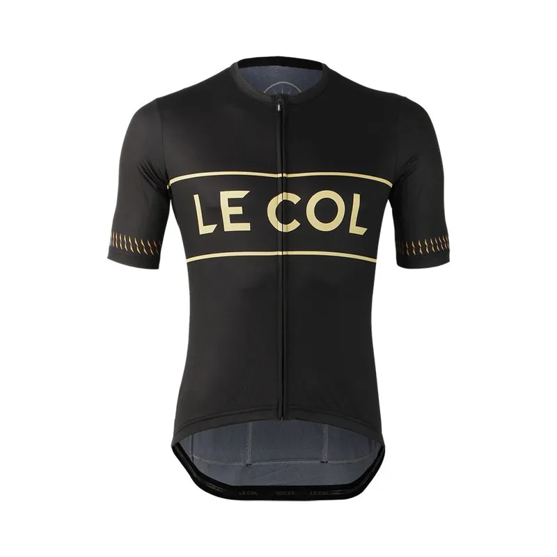 Le Col Sport Short Sleeve Cycling Jersey : Black-1