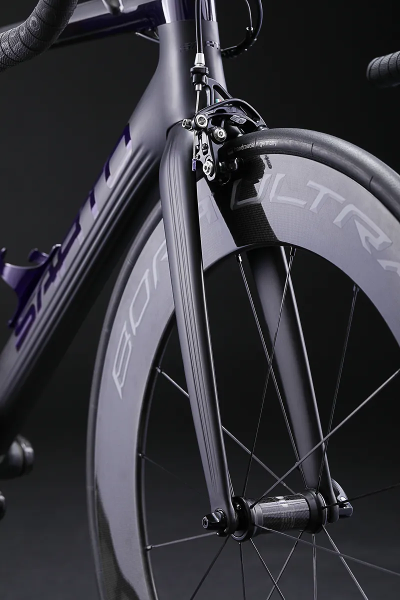 Sarto LAMPO Carbon Aero Road Bike FRAMESET : Black / Purple Chrome-6