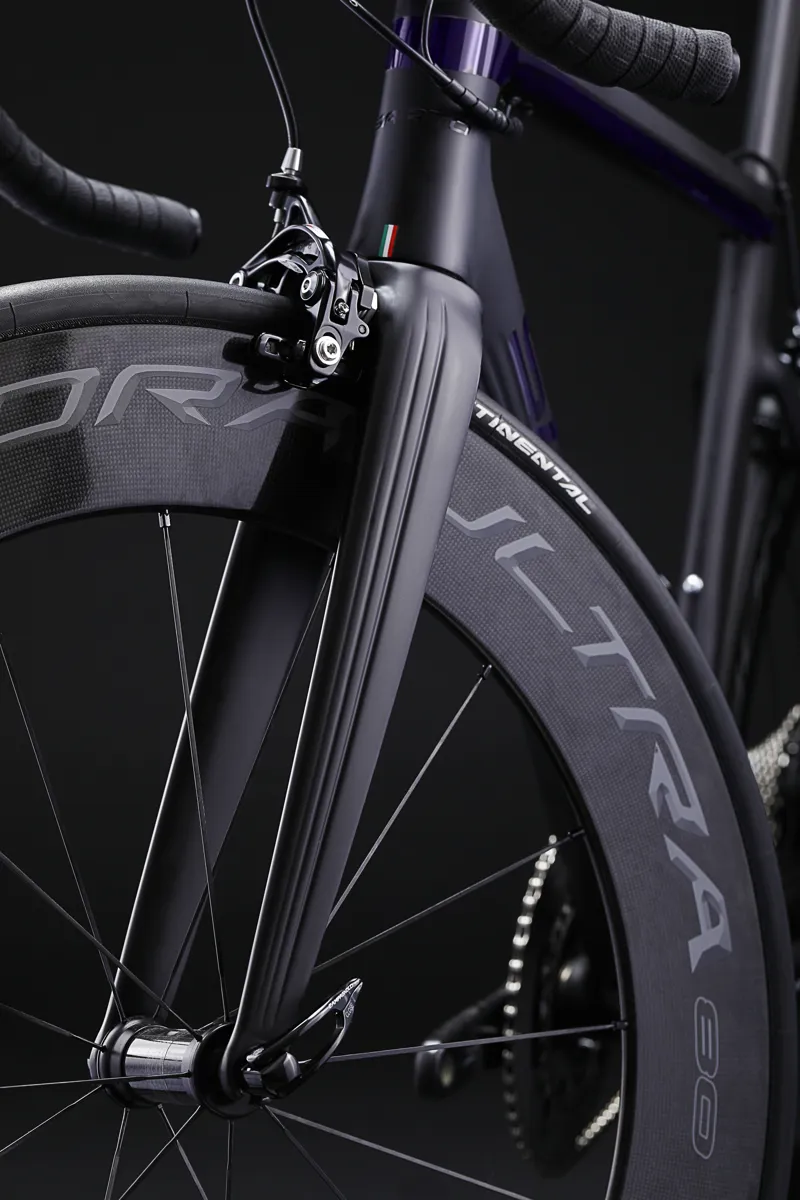 Sarto LAMPO Carbon Aero Road Bike FRAMESET : Black / Purple Chrome-7