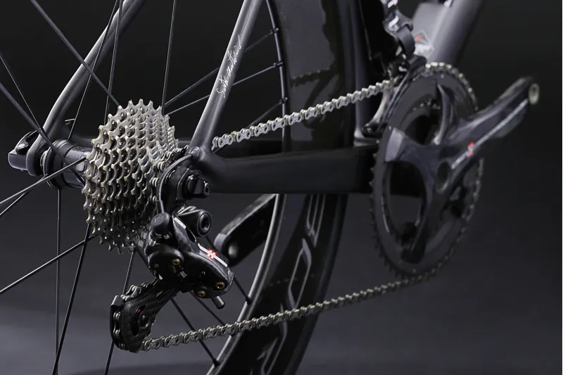 Sarto LAMPO Carbon Aero Road Bike FRAMESET : Black / Purple Chrome-10