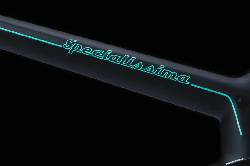 Bianchi Specialissima CV Carbon Road Bike FRAME in Black / Celeste 1E-5