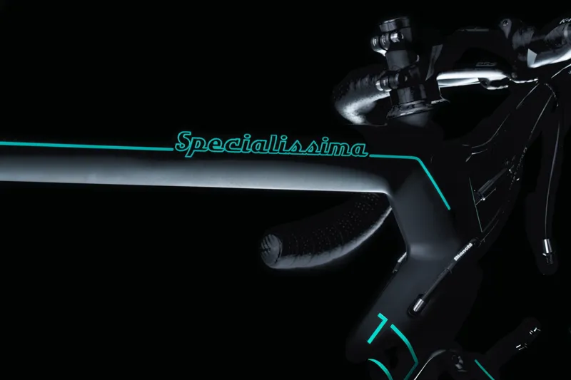 Bianchi Specialissima CV Carbon Road Bike FRAME in Black / Celeste 1E-6