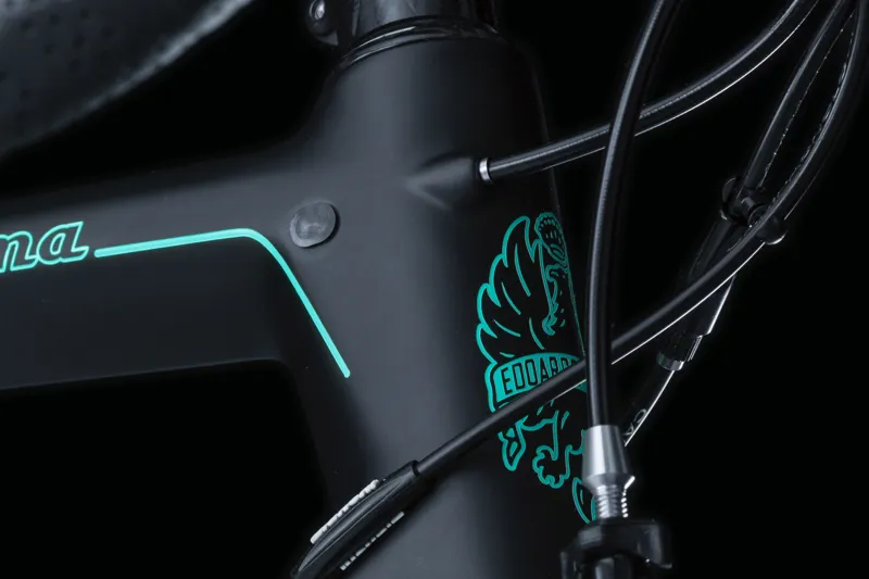 Bianchi Specialissima CV Carbon Road Bike FRAME in Black / Celeste 1E-8