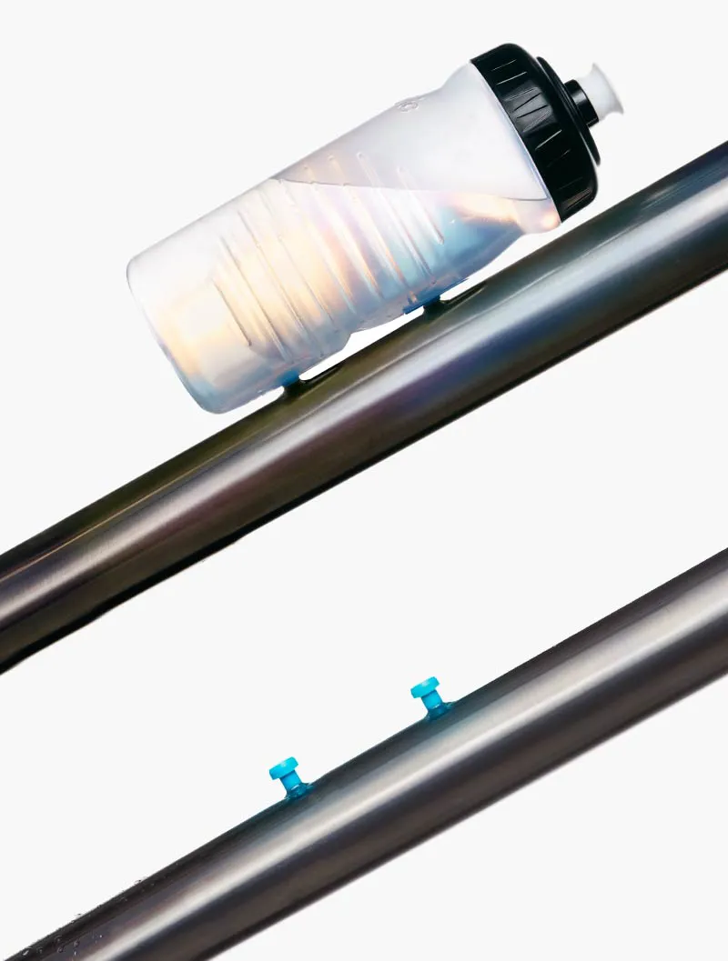 Fabric Cageless Water Bottle : 750ml : Black / Black-1