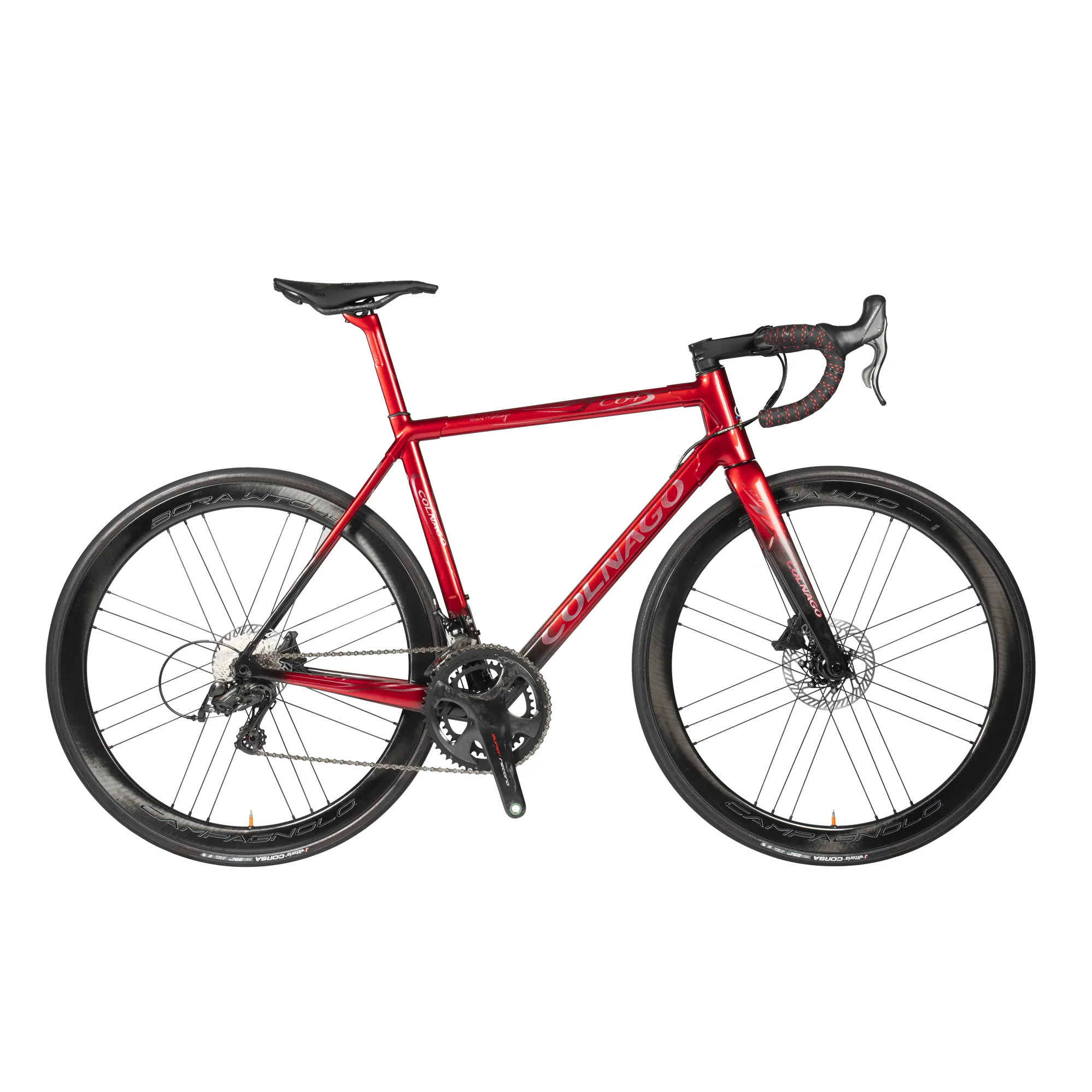 2020 Colnago C64 INTEGRATED DISC Road Frame in Art Decor Red BDRD