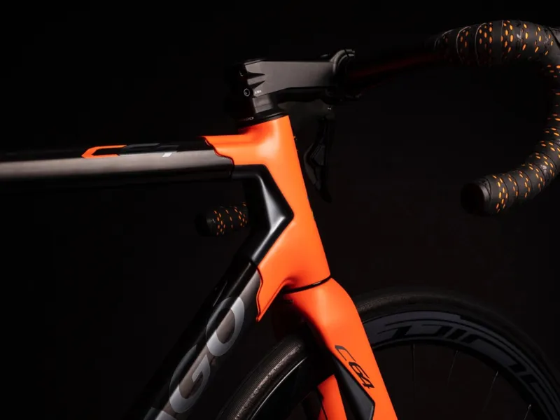 2020 Colnago C64 INTEGRATED DISC Road Frame in Black / Orange : PJOR-1