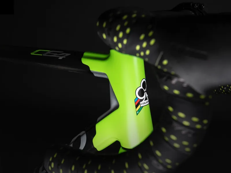 2020 Colnago C64 INTEGRATED DISC Road Frame in Black / Green : PJGR-1